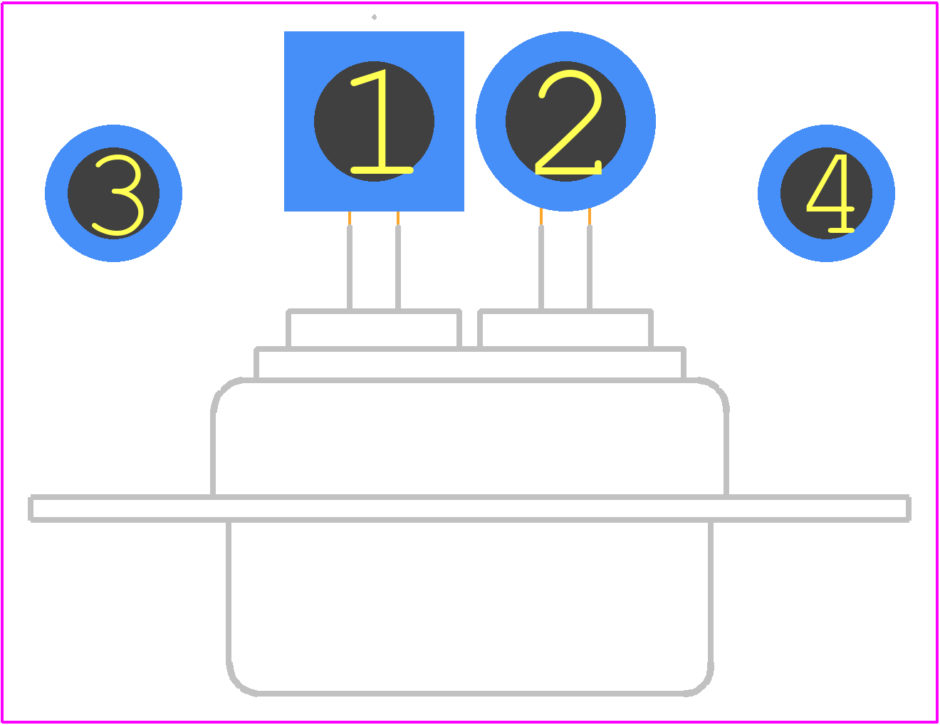 629-2W2-240-4T1 - EDAC PCB footprint - Other - Other - 629-2W2-240-4T1-1