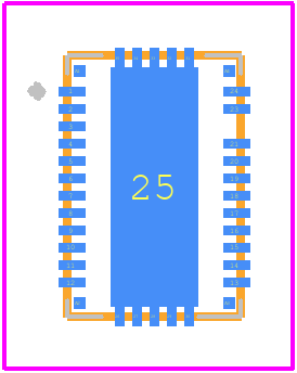 TPS23755RJJR - Texas Instruments PCB footprint - Other - Other - RJJ0023B