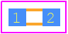 HVC0402E5006KET - Ohmite PCB footprint - Resistor Chip - Resistor Chip - HVC0402