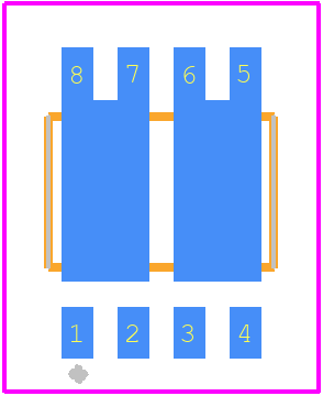 BUK9K49-80LX - Nexperia PCB footprint - Other - Other - LFPAK56D; Dual LFPAK (SOT1205)