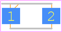 PTVS16VP1BPLJ - Nexperia PCB footprint - Small Outline Diode Flat Lead - Small Outline Diode Flat Lead - CFP5-FL (SOD128FL-1)