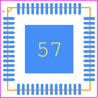 BD71847AMWV-E2 - ROHM Semiconductor PCB footprint - Quad Flat No-Lead - Quad Flat No-Lead - UQFN56BV7070