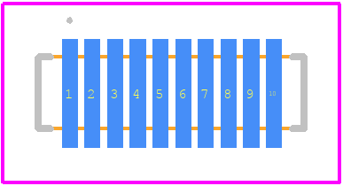 753103101GPTR7 - CTS PCB footprint - Other - Other - 10-SRT