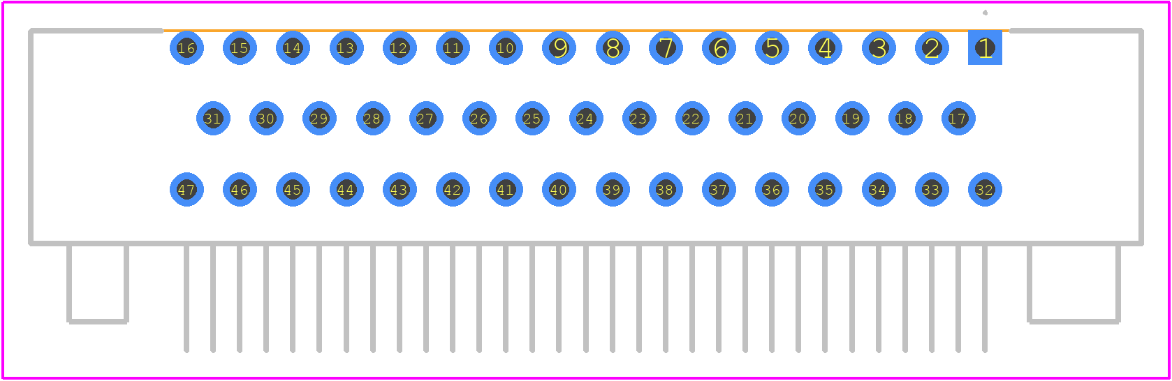 RM372-047-321-5900 - Molex PCB footprint - Other - Other - RM372-047-321-5900-2
