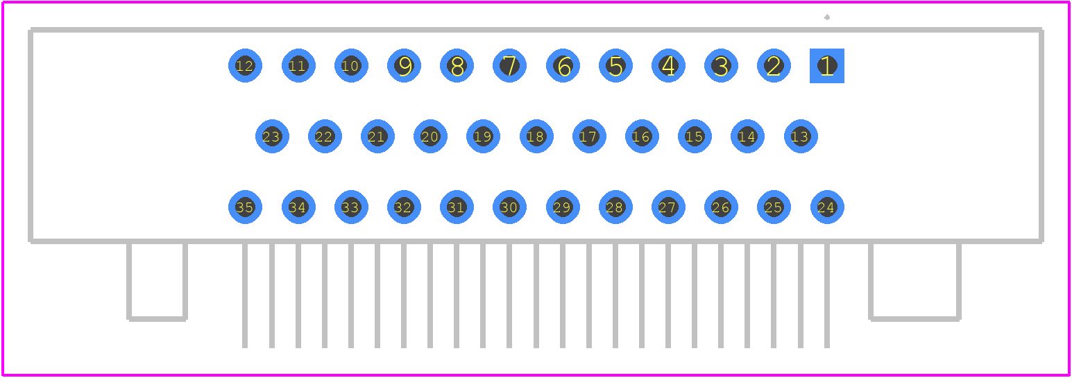 RM372-035-321-5900 - Molex PCB footprint - Other - Other - RM372-035-321-5900-3