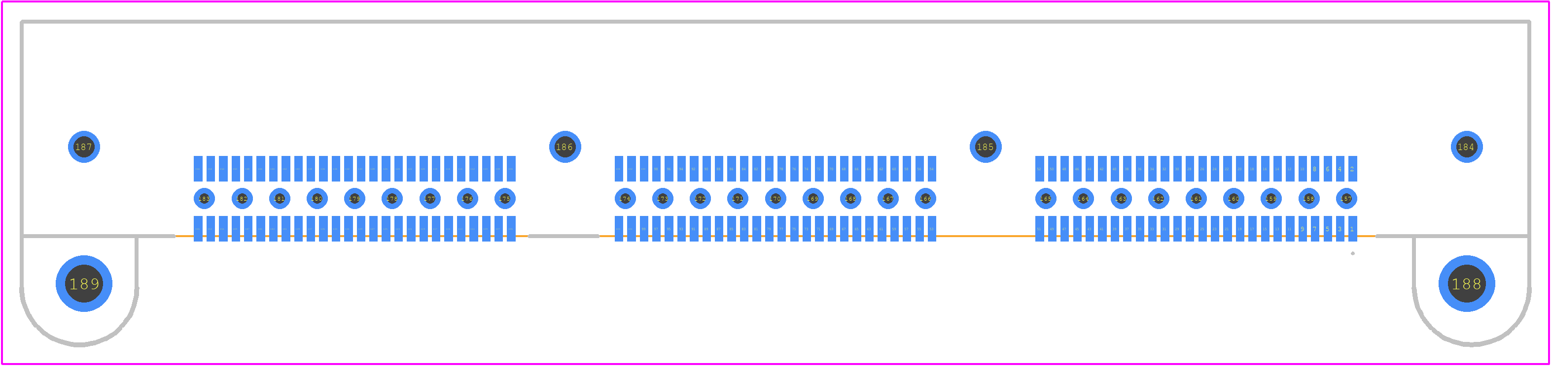 QFS-078-01-SL-D-RA-K - SAMTEC PCB footprint - Other - Other - QFS-078-01-SL-D-RA-K-6