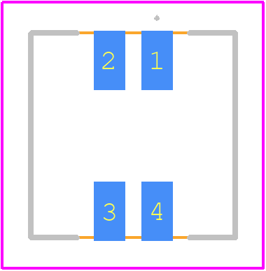 ZA9735-AEC - COILCRAFT PCB footprint - Other - Other - 7.3mm x 7.3mm x3.6mm