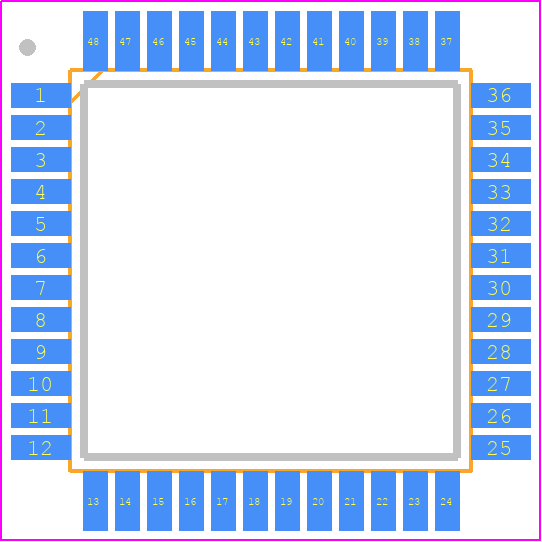 MKE14Z32VLF4 - NXP PCB footprint - Quad Flat Packages - Quad Flat Packages - MKE14Z32VLF4