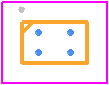 M24M01X-FCU6T/VF - STMicroelectronics PCB footprint - Other - Other - 4-ball, 1.626 x 1.024 mm