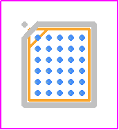 ACT88329VU108SQ - Qorvo PCB footprint - BGA - BGA - wlcsp-30
