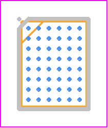 ACT88430VM113-T - Qorvo PCB footprint - BGA - BGA - WLCSP-48