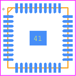 ACT8870QJ104SQ - Qorvo PCB footprint - Quad Flat No-Lead - Quad Flat No-Lead - 40L FCQFN