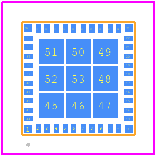 QM57508SQ - Qorvo PCB footprint - Other - Other - 5.5x 5.5 x 0.69mm