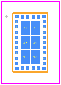 QM75041SB - Qorvo PCB footprint - Other - Other - 30 Pin, 3.0 mm x 5.0 mm x 0.70 mm