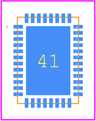 QPB8957SB - Qorvo PCB footprint - Other - Other - 40 pin 5x7 QFN Package