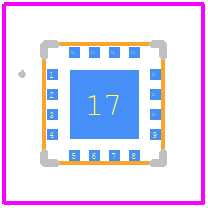 QPC4043SR - Qorvo PCB footprint - Other - Other - 16 Pin 3 x 3mm_2024-8