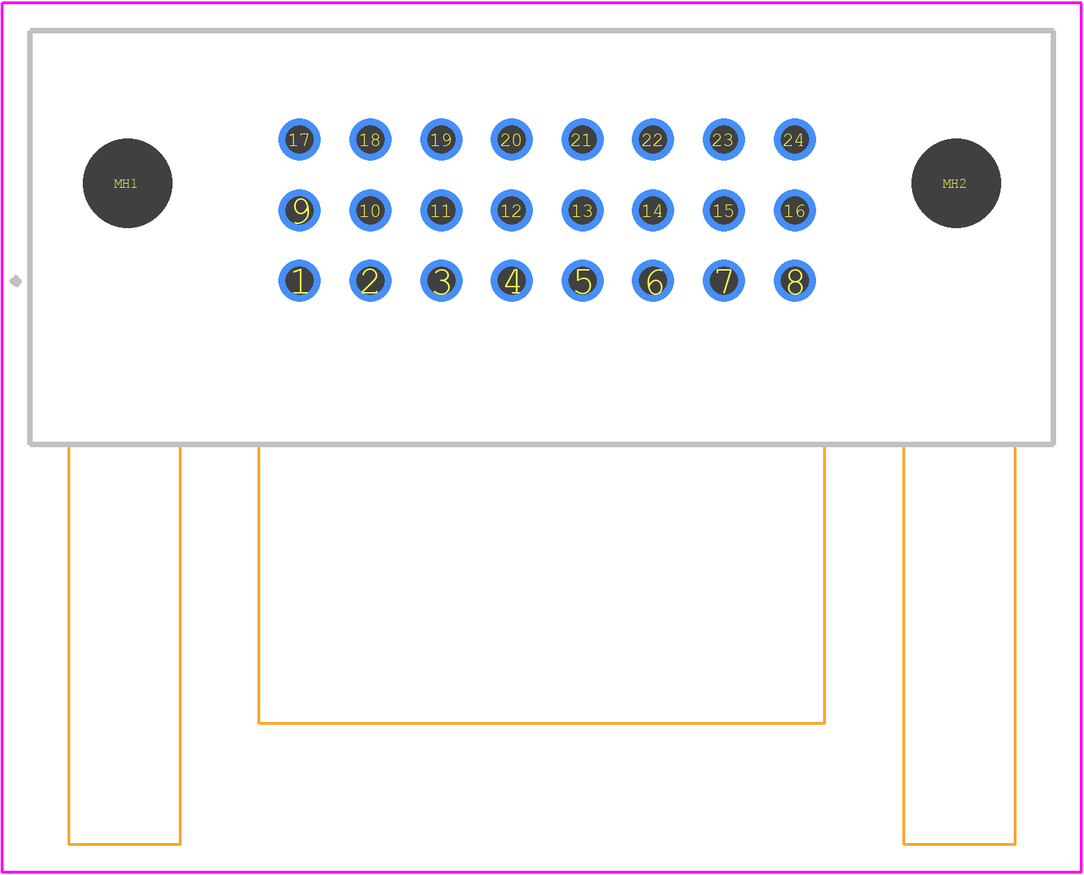 ET60T-000-3-08-000-L-R1-S - SAMTEC PCB footprint - Other - Other - ET60T-000-3-08-000-L-R1-S-3