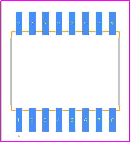 20030027-00 - TE Connectivity PCB footprint - Other - Other - SOIC-16 (BK)