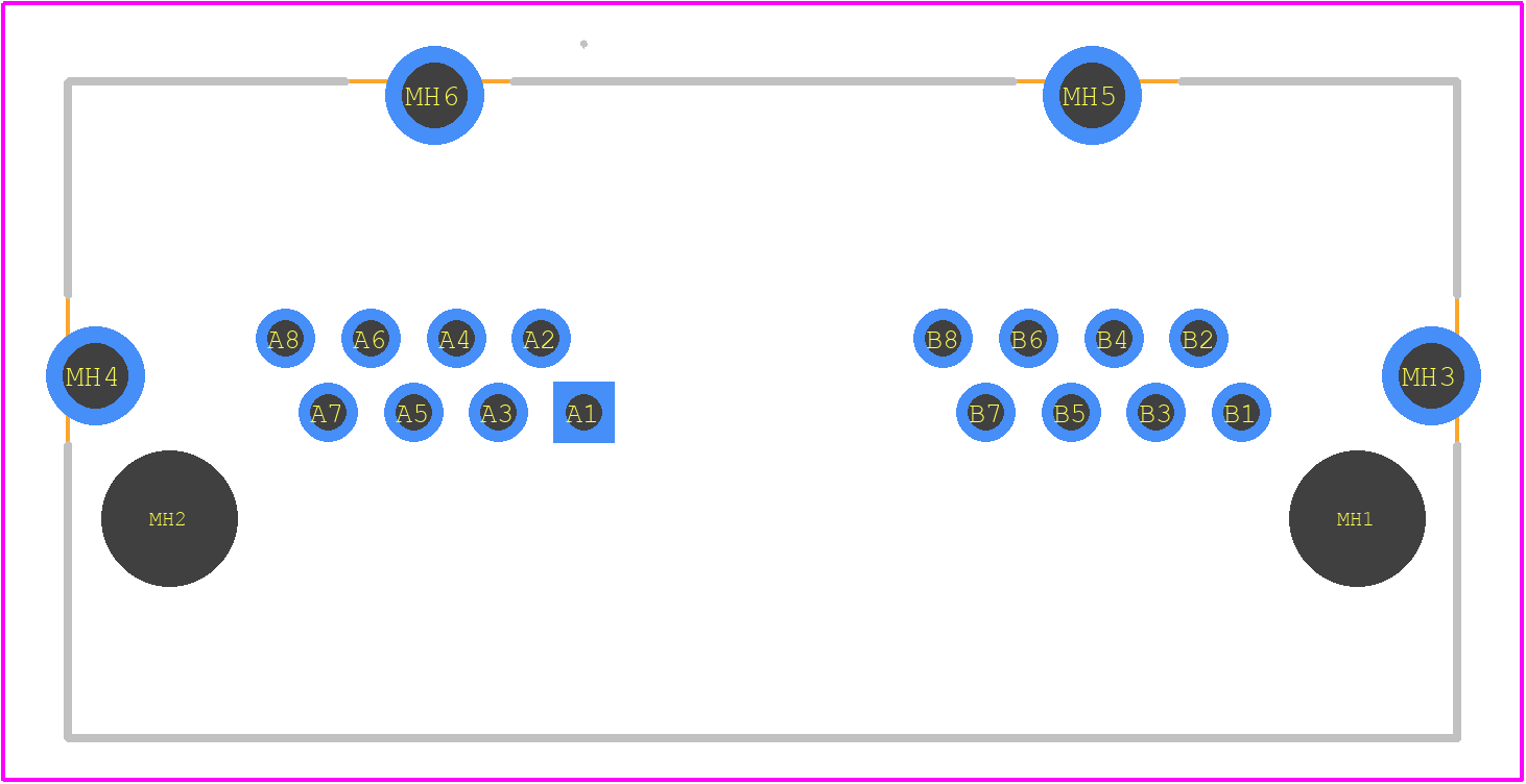 6116522-2 - TE Connectivity PCB footprint - Other - Other - 6116522-2-1