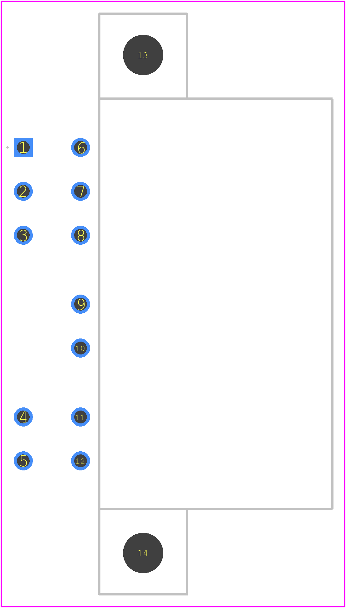 173858-7 - TE Connectivity PCB footprint - Other - Other - 173858-7-2