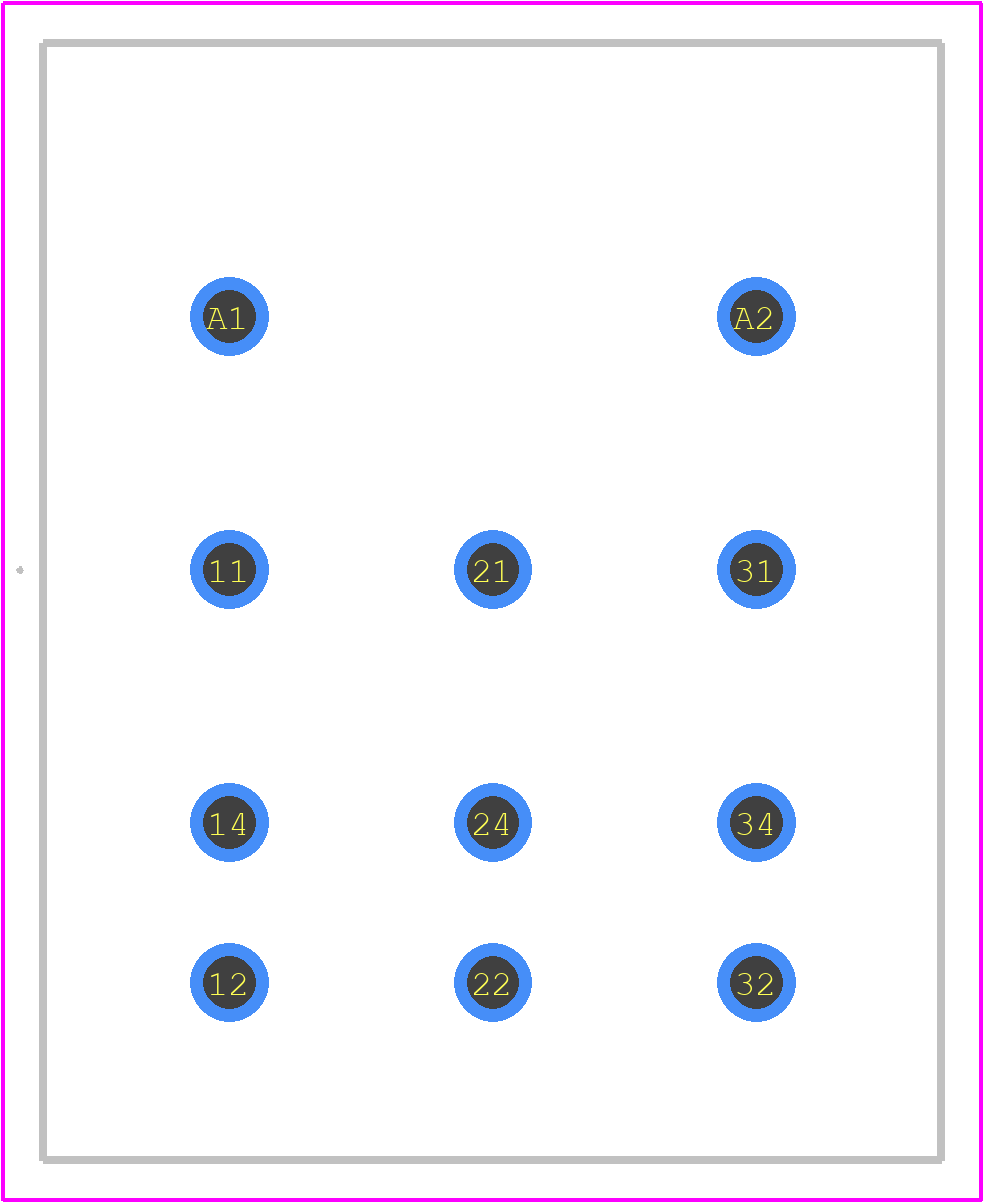 PT371024. - TE Connectivity PCB footprint - Other - Other - 28mm x 22.5mm x 30mm