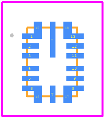 MP4323C - Monolithic Power Systems (MPS) PCB footprint - Other - Other - QFN-14 (2.5mmx3.5mm) Wettable Flank