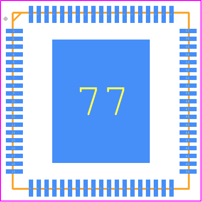RTL8822CE - Realtek PCB footprint - Quad Flat No-Lead - Quad Flat No-Lead - RTL8822CE