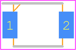 S5MBF - Galaxy PCB footprint - Small Outline Diode Flat Lead - Small Outline Diode Flat Lead - S5MBF