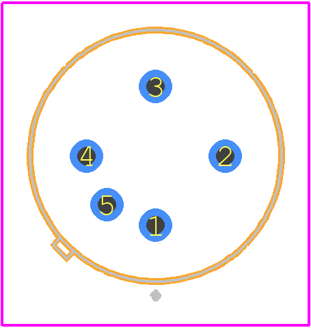 QP5-6-TO5 - First Sensor PCB footprint - Other - Other - QP5.8-6-TO5-3