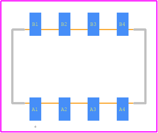 CFS-0401TA - Nidec Copal PCB footprint - Other - Other - CFS-0401TA-2