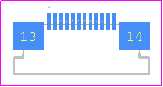 SFV12R-2STE1HLF - Amphenol PCB footprint - Other - Other - SFV12R-2STE1HLF-2