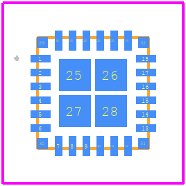 LT8643SAAV#TRPBF - Analog Devices PCB footprint - Other - Other - LQFN Package 24-Lead (4mm × 4mm × 0.94mm) (Reference LTC DWG # 05-08-1511 Rev C)_2024-4