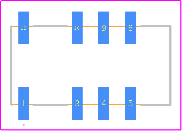 HFD3-V/12-SR(257) - Hongfa PCB footprint - Other - Other - HFD3-V/12-SR(257)