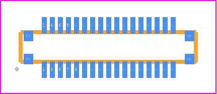 AXT434124 - Panasonic PCB footprint - Other - Other - AXT434124