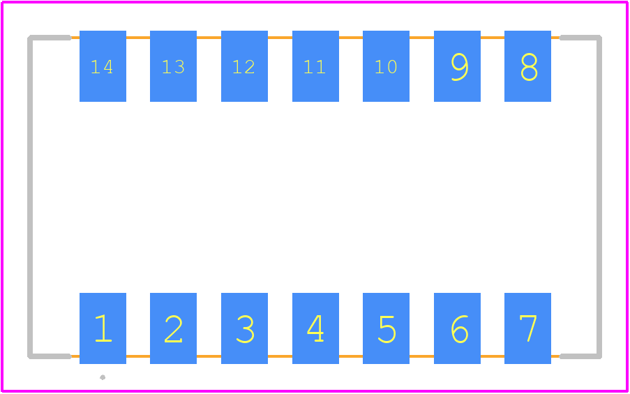 JSPQ-350+ - Mini-Circuits PCB footprint - Other - Other - CASE STYLE: BK276_2025_1