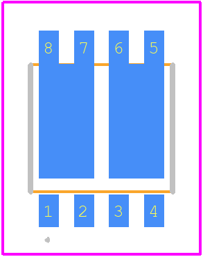 PHPT60410PY-QX - Nexperia PCB footprint - Other - Other - LFPAK56D; Dual LFPAK SOT1205