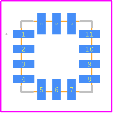 ADXL357BBEZ - Analog Devices PCB footprint - Other - Other - ADXL357BBEZ-2