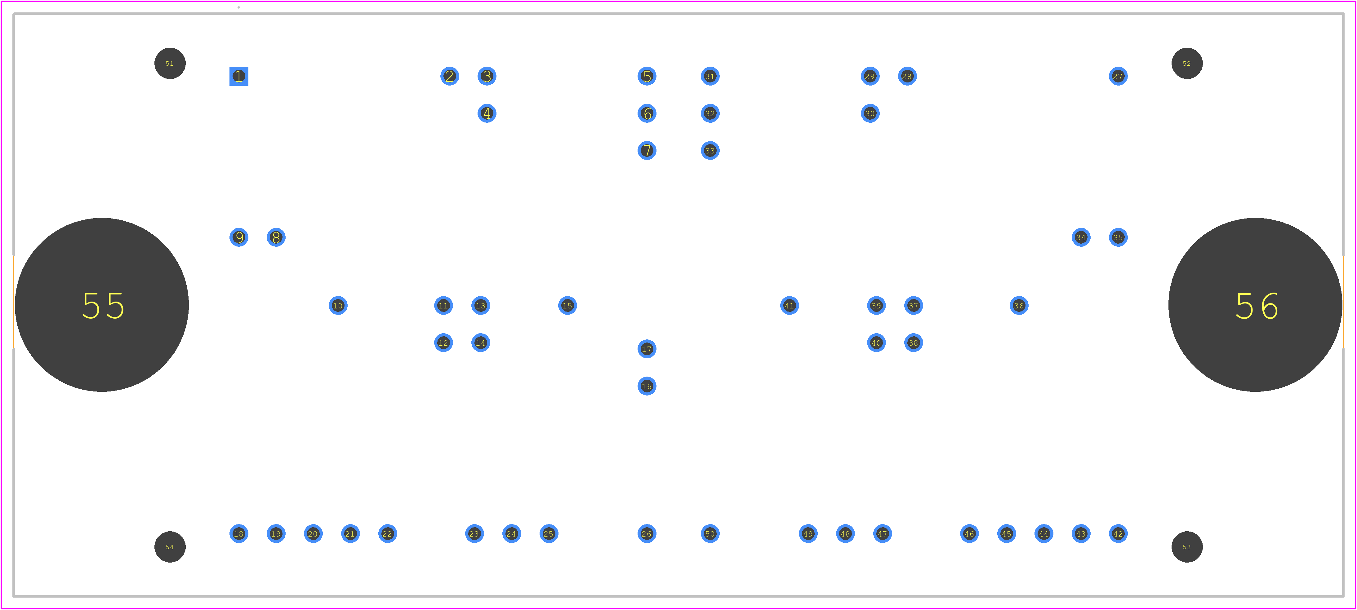 NXH500B100H7Q2F2SHG - onsemi PCB footprint - Other - Other - PIM50 93.00x47.00x12.00 CASE 180CU ISSUE O_2024