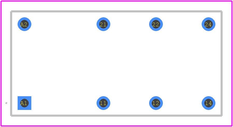 30.22.9.024.0000 - FINDER PCB footprint - Other - Other - 20.3mm x 10.1mm x 11.1mm