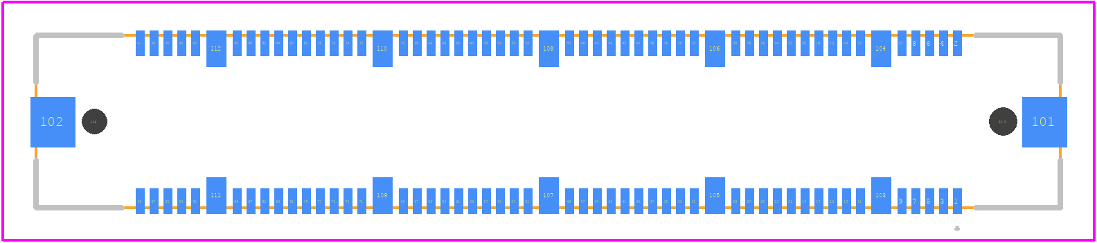 FX11LA-100S/10-SV(71) - Hirose PCB footprint - Other - Other - FX11LA-100S/10-SV(71)-3