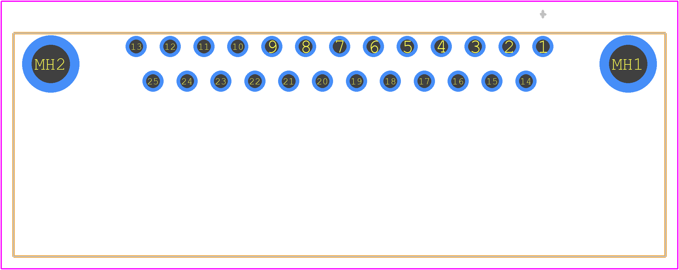 09683535613 - HARTING PCB footprint - Other - Other - 09683535613-1