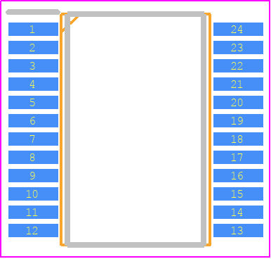 YMF825-EZ - Yamaha PCB footprint - Small Outline Packages - Small Outline Packages - YMF825-EZ