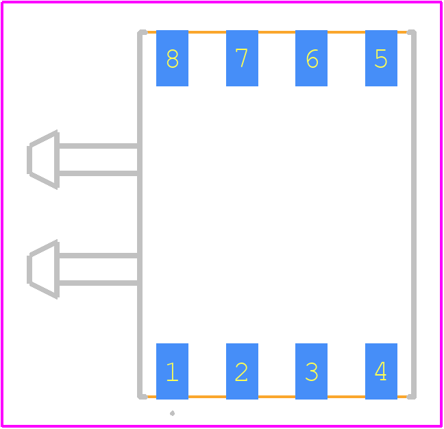 SSCMRRN040MDSA3 - Honeywell PCB footprint - Other - Other - SSCMRRN040MDSA3-2