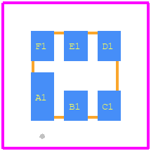 TA0871A - TAI-SAW Technology PCB footprint - Other - Other - 3 mmx3 mmx1.4 mm