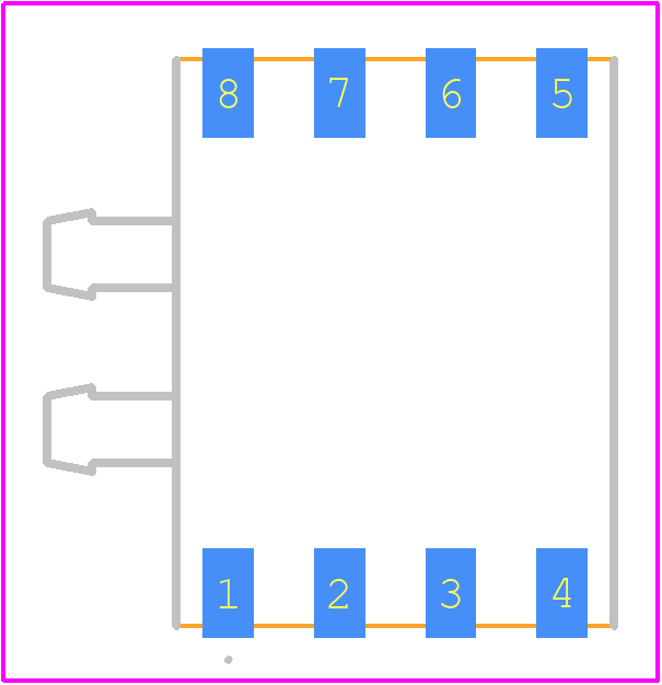 RSCMRRI2.5MDSE3 - Honeywell PCB footprint - Other - Other - SMT8
