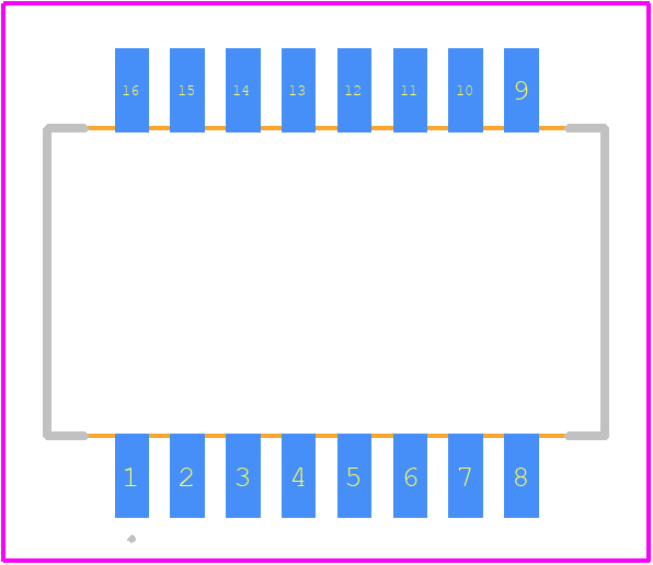 HB3002HLT - Yageo Group PCB footprint - Other - Other - SMD-16