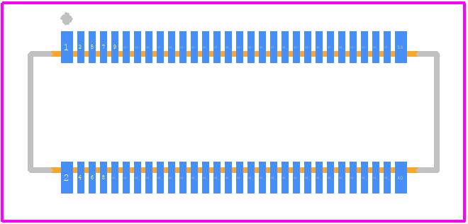 AXK760247A - Panasonic PCB footprint - Other - Other - AXK760247G-2