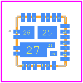 SIC431CED-T1-GE3 - Vishay PCB footprint - Other - Other - SIC431CED-T1-GE3-2