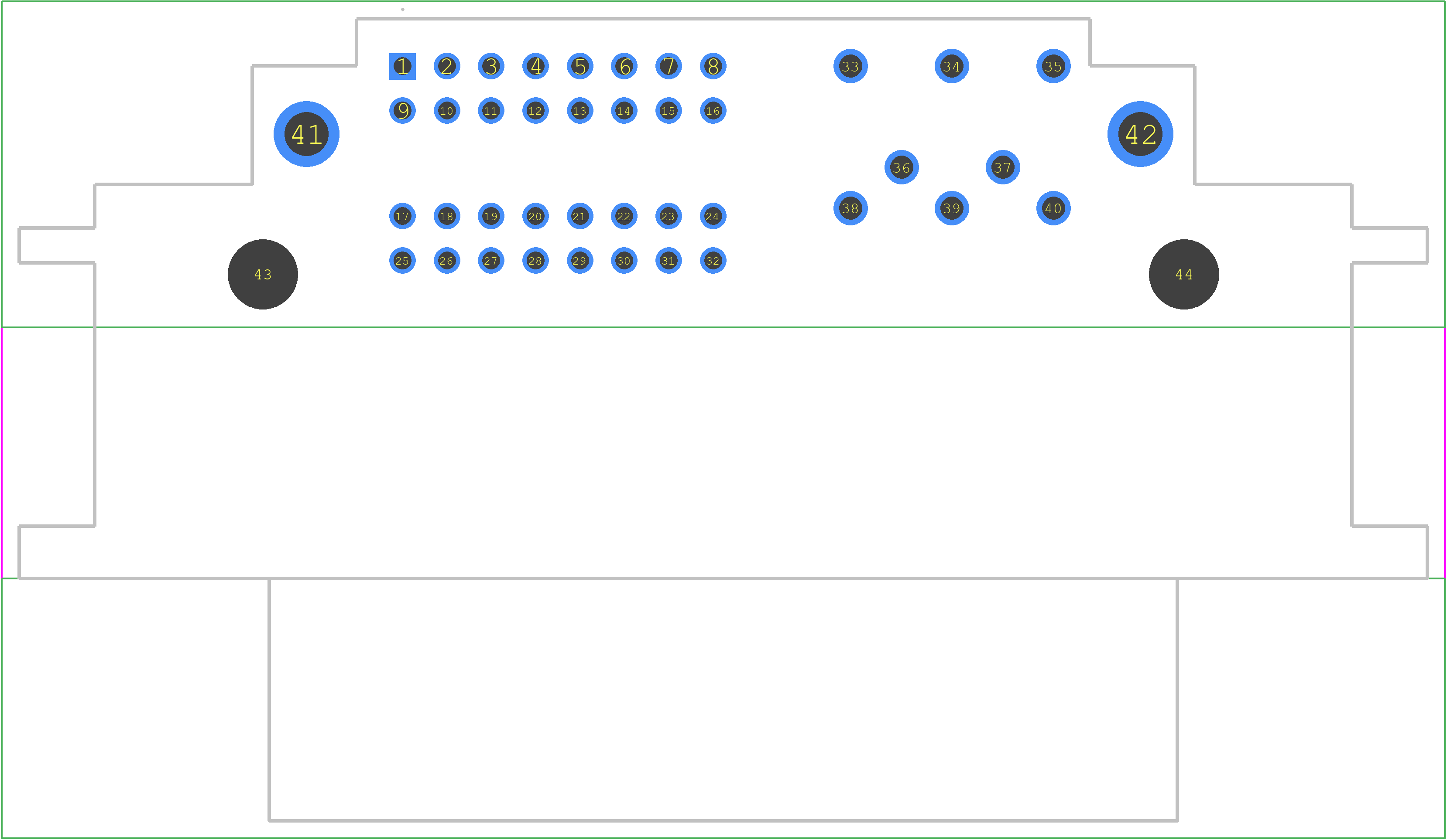 2005268-2 - TE Connectivity PCB footprint - Other - Other - 2005268-2-3