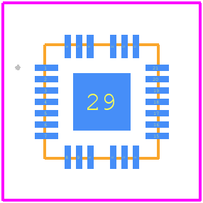 A89333GECSR - Allegro Microsystems PCB footprint - Other - Other - EC Package, 28-Pin QFN with Exposed Pad
